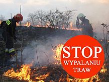 Groźne wypalanie traw OSTRZEŻENIE