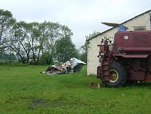 Gwałtowna wichura i silne opady deszczu na terenie gminy