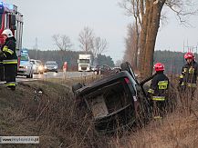 Wypadek na trasie Śniadowo – Łomża.