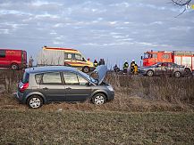 Wypadek na trasie Śniadowo – Łomża.