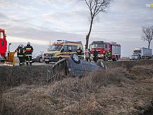 Wypadek na trasie Śniadowo – Łomża.