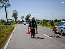 Wypadek na trasie Śniadowo – Łomża.