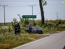 Wypadek na trasie Śniadowo – Łomża.