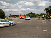 Wypadkowa środa na trasie Łomża – Ostrów Mazowiecka