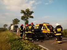 Wypadkowa środa na trasie Łomża – Ostrów Mazowiecka