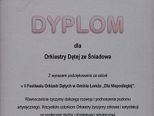 Nasza orkiestra na II Festiwalu Orkiestr Dętych Gminy Łomża