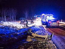Groźny wypadek w okolicy miejscowości Kołaczki.
