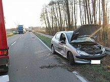 Wypadek w okolicach miejscowości Jakać Dworna