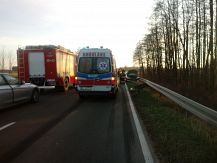 Wypadek w okolicach miejscowości Jakać Dworna