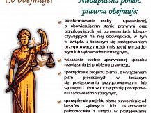 NIEODPŁATNA POMOC PRAWNA i NIEODPŁATNE PORADNICTWO OBYWATELSKIE W ROKU 2020