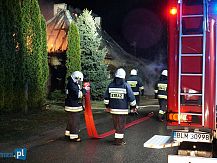 Pożar budynku mieszkalnego w Śniadowie