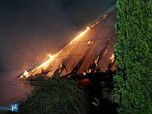 Pożar budynku mieszkalnego w Śniadowie