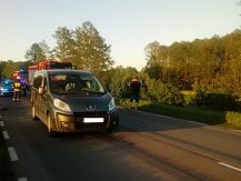 Groźny wypadek młodej motocyklistki