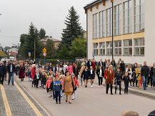 Uroczystość odsłonięcia Alei Dębów Pamięci Oficerów Pułku 3 Strzelców Konnych