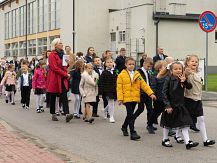 Uroczystość odsłonięcia Alei Dębów Pamięci Oficerów Pułku 3 Strzelców Konnych