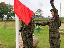 Uroczystość odsłonięcia Alei Dębów Pamięci Oficerów Pułku 3 Strzelców Konnych