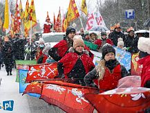 Grupy z GOK Śniadowo na ORSZAKU TRZECH KRÓLI w Łomży