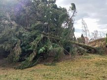 Wichura nad  Gminą Śniadowo