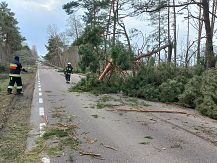 Wichura nad  Gminą Śniadowo