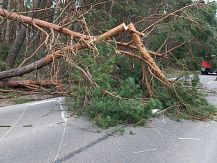 Wichura nad  Gminą Śniadowo