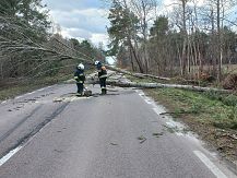 Wichura nad  Gminą Śniadowo