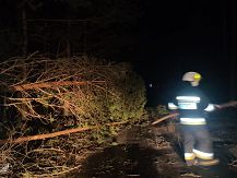 Wichura nad  Gminą Śniadowo