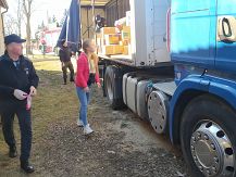 Pierwszy transport z darami wyruszył na Ukrainę