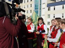 Występy grupy chorągwiarskiej STRAŻNICY HERBÓW we Wrocławiu