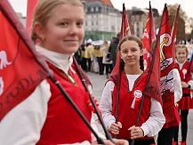 Występy grupy chorągwiarskiej STRAŻNICY HERBÓW we Wrocławiu