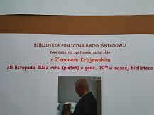 Relacja ze spotkania z Zenonem Krajewskim