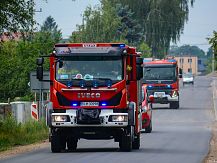 Ćwiczenia strażaków w Gminie Śniadowo