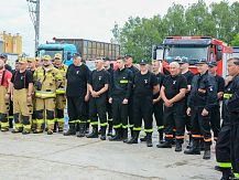 Ćwiczenia strażaków w Gminie Śniadowo