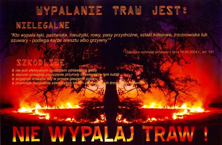 Wypalanie traw