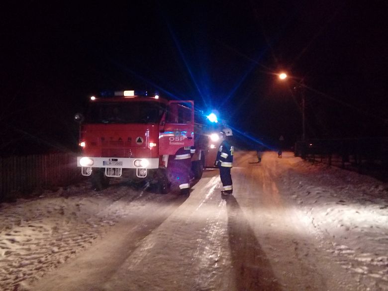 Pożar budynku gospodarczego w miejscowości Podosie