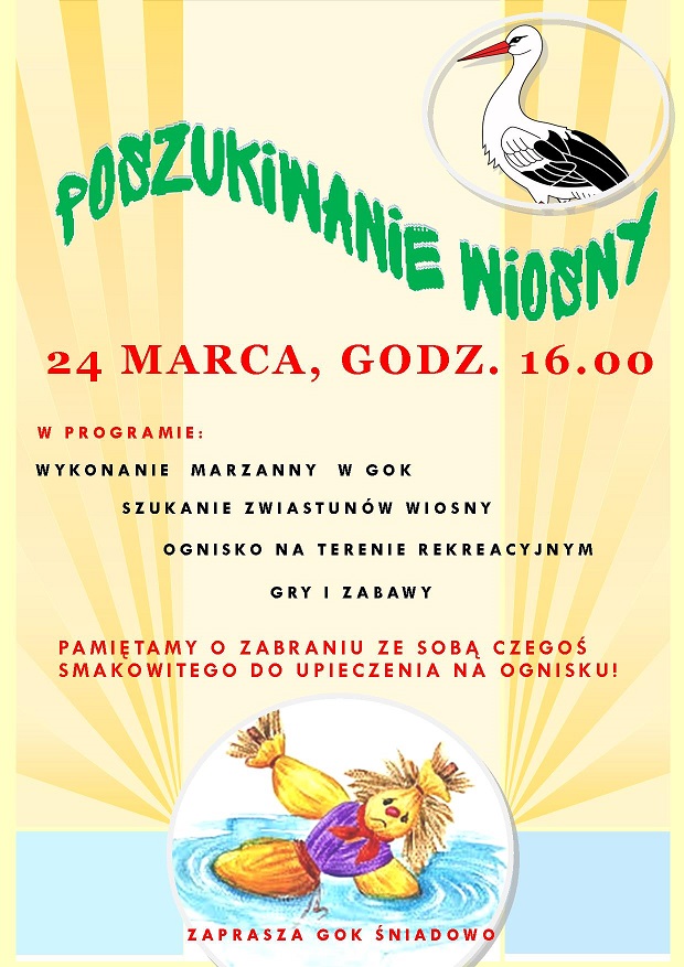 W poszukiwaniu wiosny!