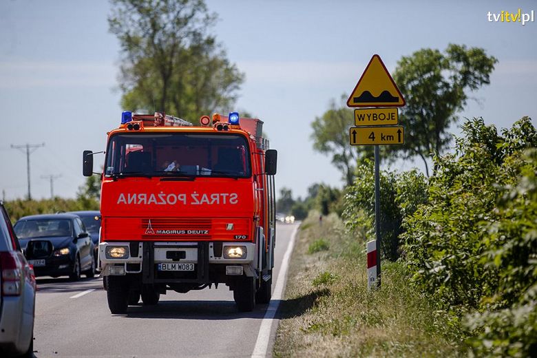 Wypadek na trasie Śniadowo – Łomża.