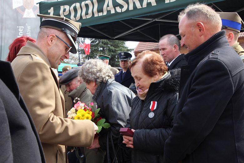 Uroczystość wręczenia medali 