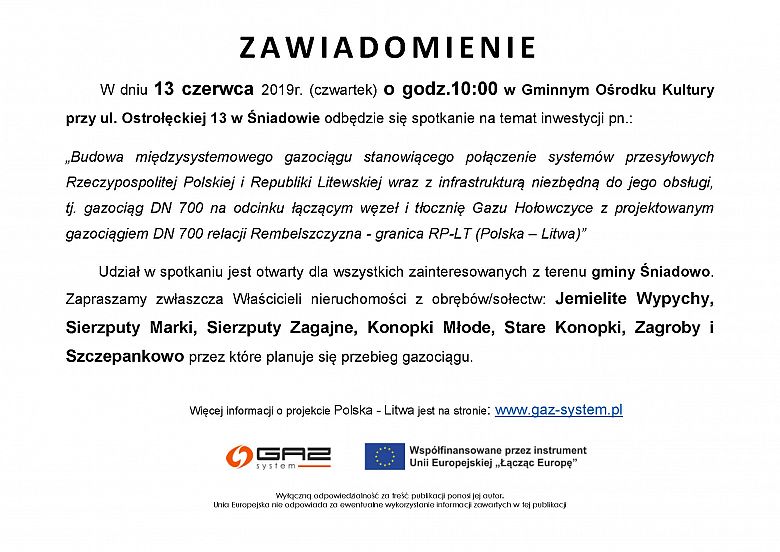 Zawiadomienie