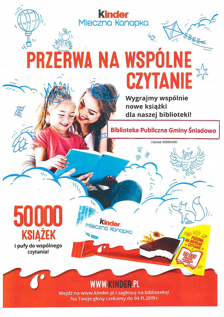 Wygrajmy wspólnie książki dla naszej biblioteki!