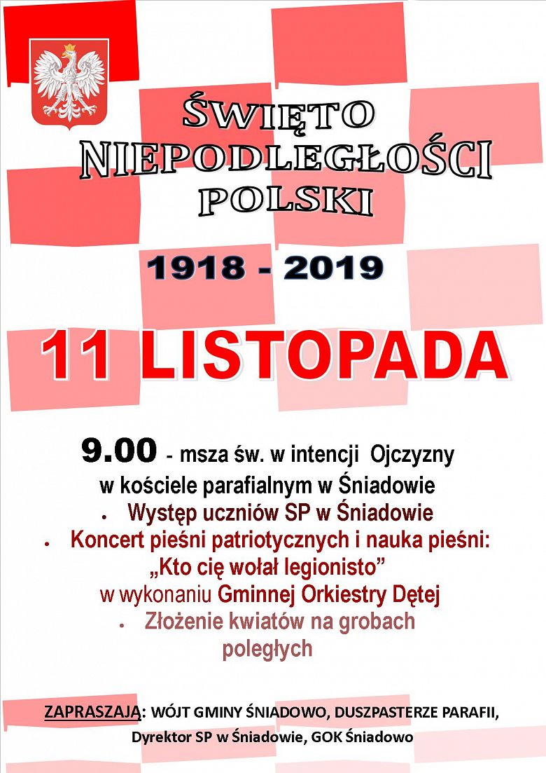 ŚWIĘTO NIEPODLEGŁOŚCI w Śniadowie