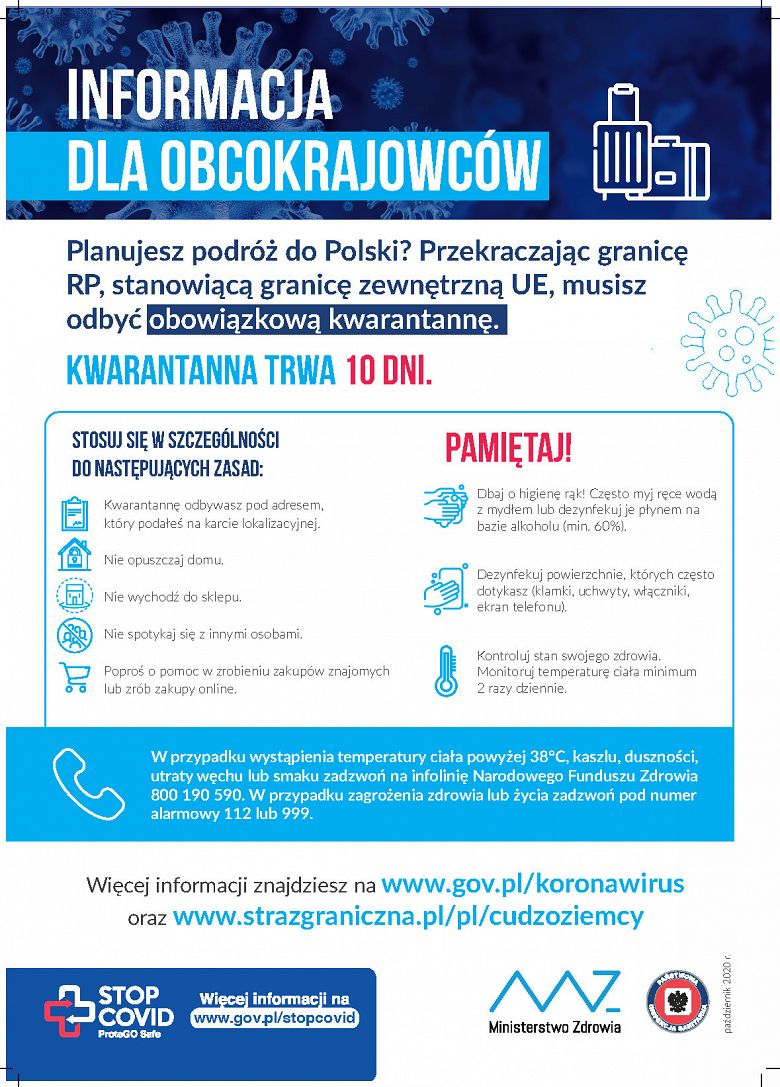 Informacje dla obcokrajowców