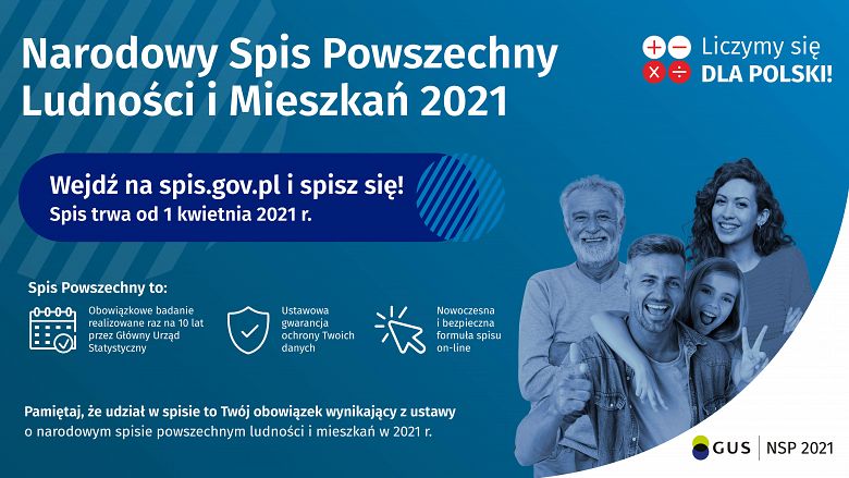 Liczymy się dla Polski - Narodowy Spis Powwszechny Ludzi i Mieszkań 2021