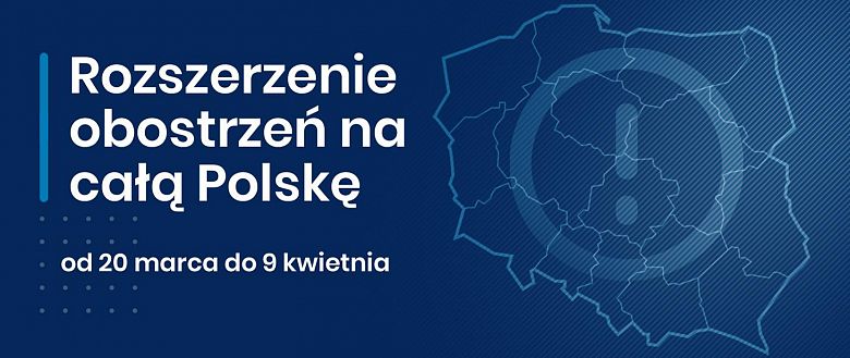 Rozszerzenie obostrzeń na cały kraj