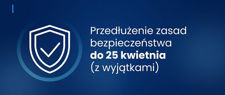 Obowiązujące obostrzenia do 25 kwietnia