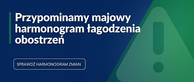 Kolejne łagodzenie obostrzeń epidemicznych