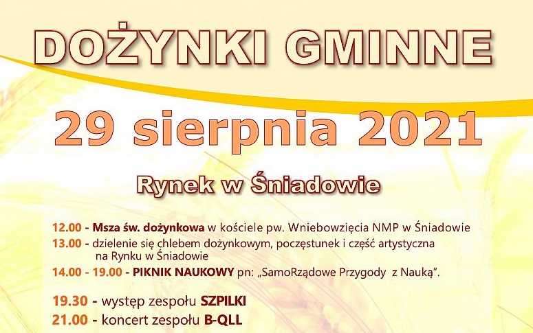 Dożynki Gminne w Śniadowie