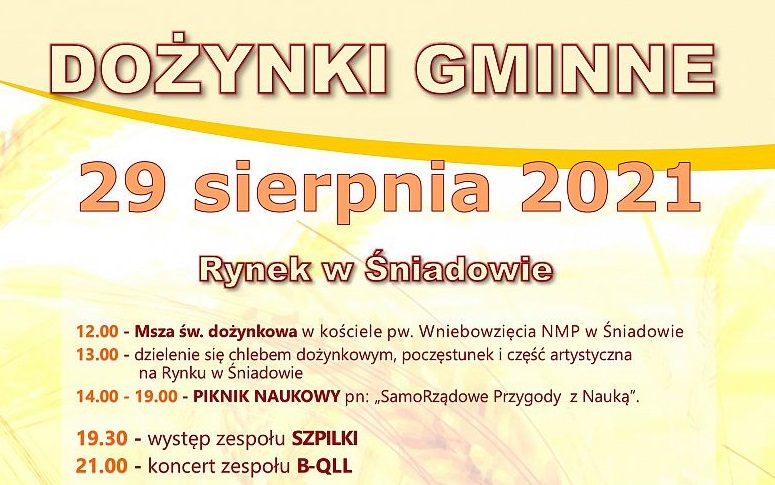 Dożynki Gminne w Śniadowie