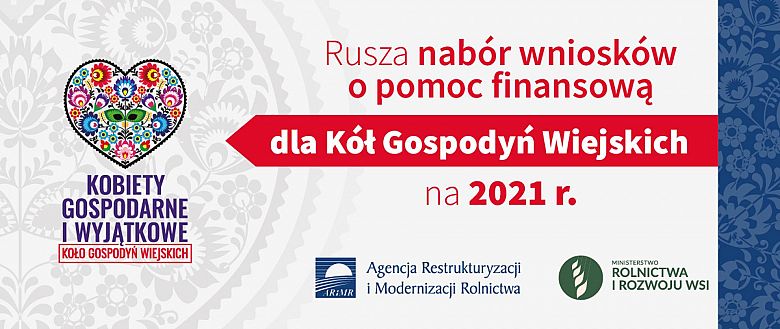 Nabór wniosków o wsparcie dla Kół Gospodyń Wiejskich