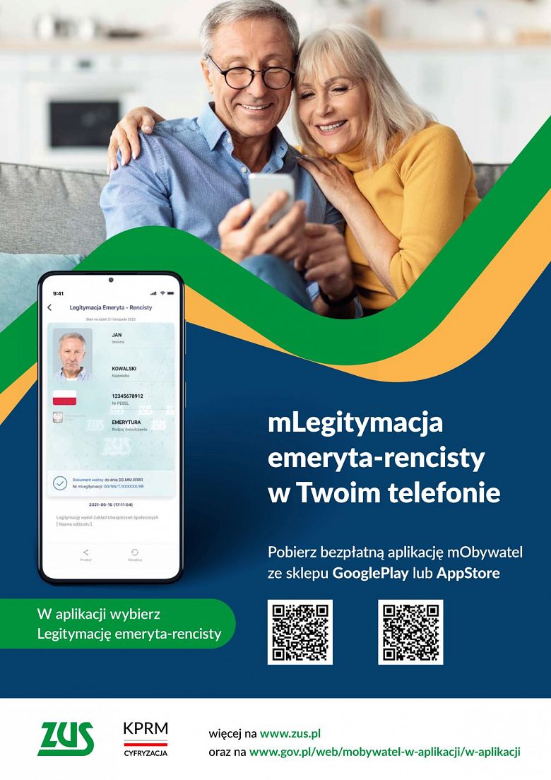 mLegitymacja emeryta-rencisty w Twoim telefonie