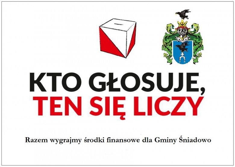 Weź udział w wyborach i pomóż zdobyć dodatkowe środki na rozwój naszej gminy